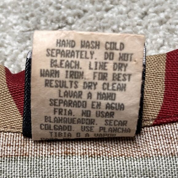 Vtg CHU South Western Aztec Blazer Jacket Womens Medium Native Tribal Navajo 90s - Picture 11 of 11